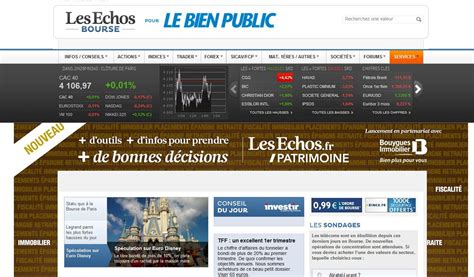 les échos bourse